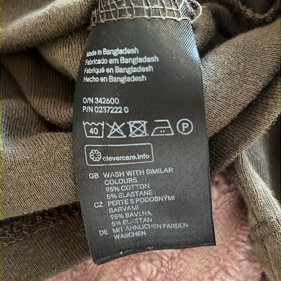 H&M long sleeves sweaters, lot of two pieces, brown XS and army green S. - Picture 6 of 17